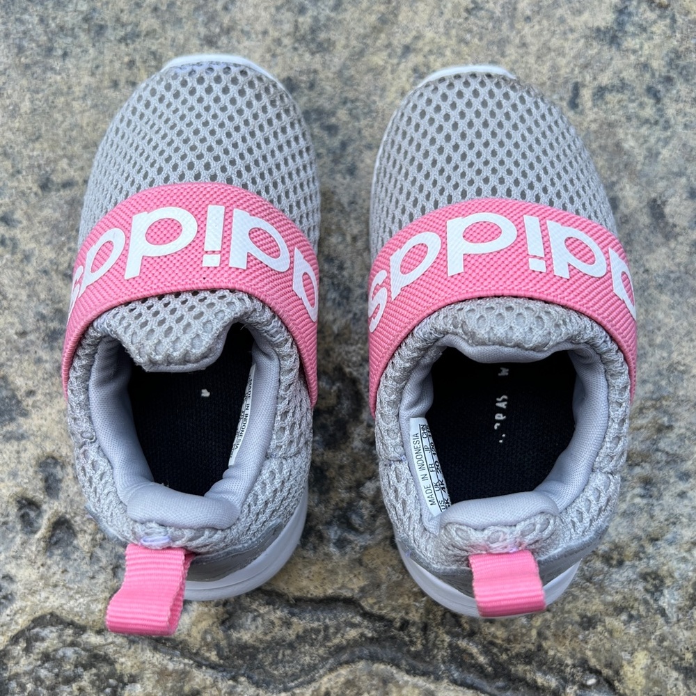 adidas Kids Sneakers Gray and Pink